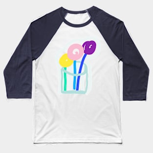 FAT FLOWERS IN VASE Baseball T-Shirt